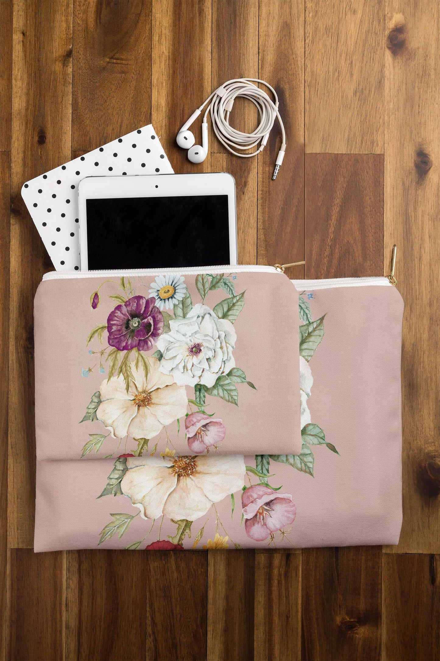 Shealeen Louise Colorful Wildflower Bouquet Pouch