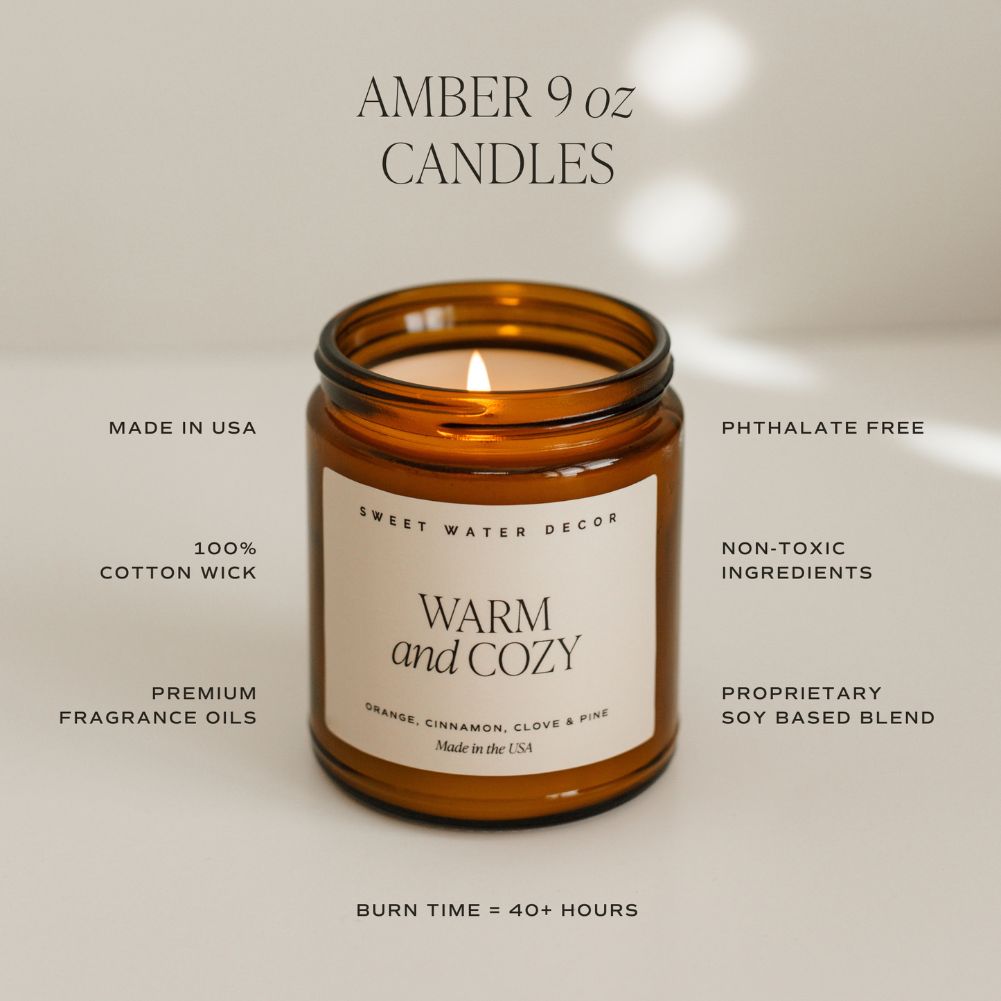 Palo Santo Patchouli 9 oz Soy Candle - Home Decor & Gifts