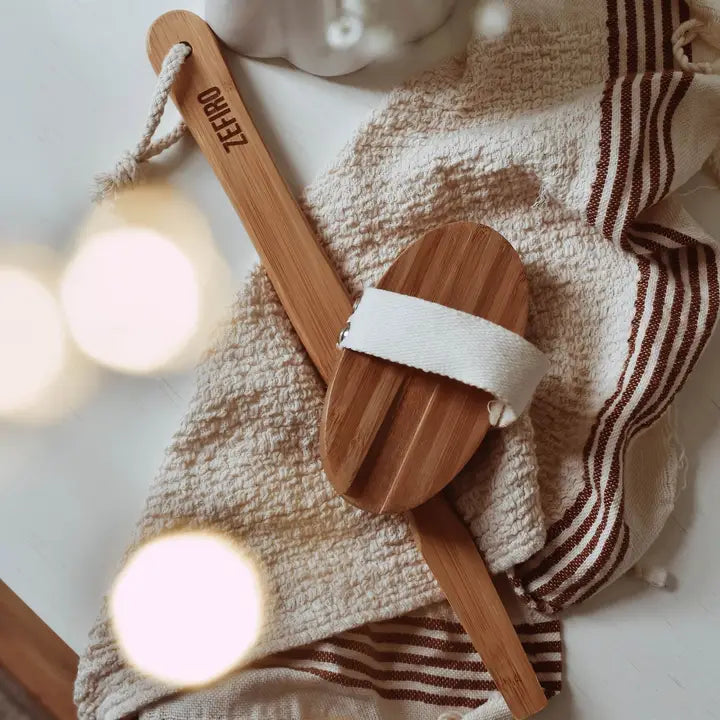 Dry/Wet Long Handle Body Brush