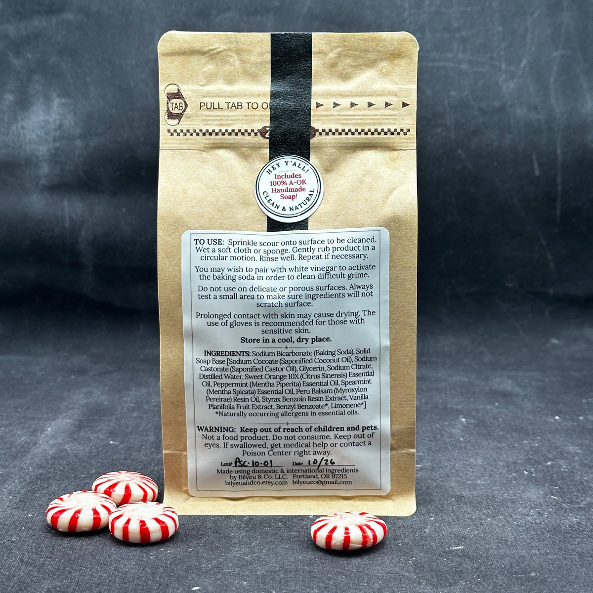 All-Purpose Soap Scour: Natural Kitchen Cleaner : Fresh Lmg/Lav/Sage