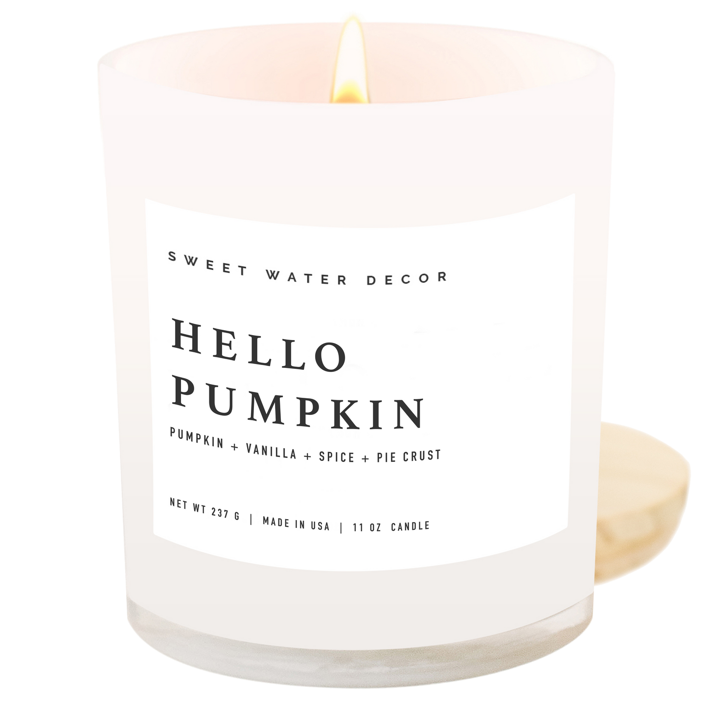 Hello Pumpkin 11 oz Soy Candle - Fall Decor & Gifts