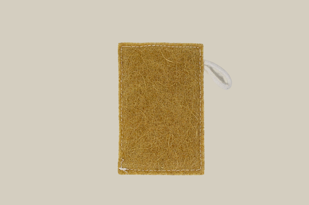 Cellulose Sponge with Sisal Scrubber – Plastic-Free Kitchen