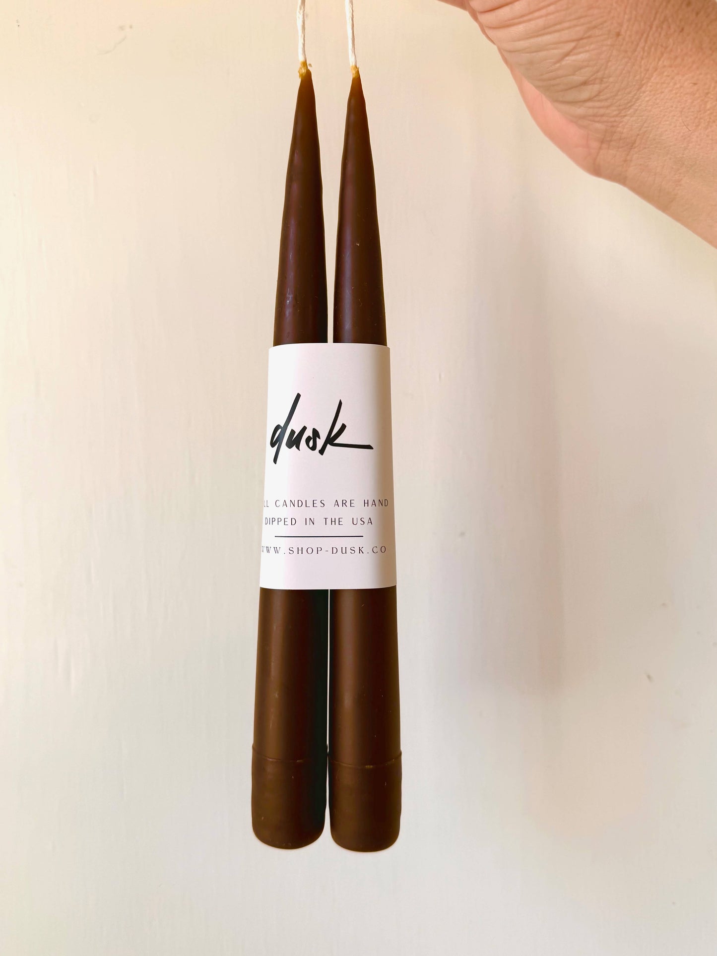 9” Candle Stick Set: Sage green