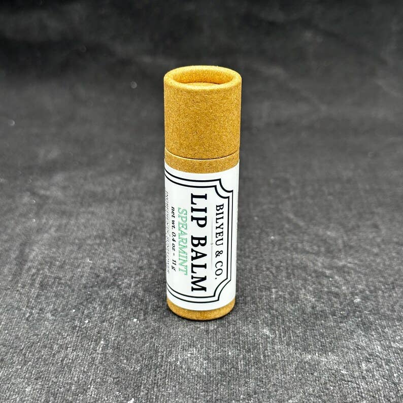 Spearmint Lip Balm in an Eco Paper Tube