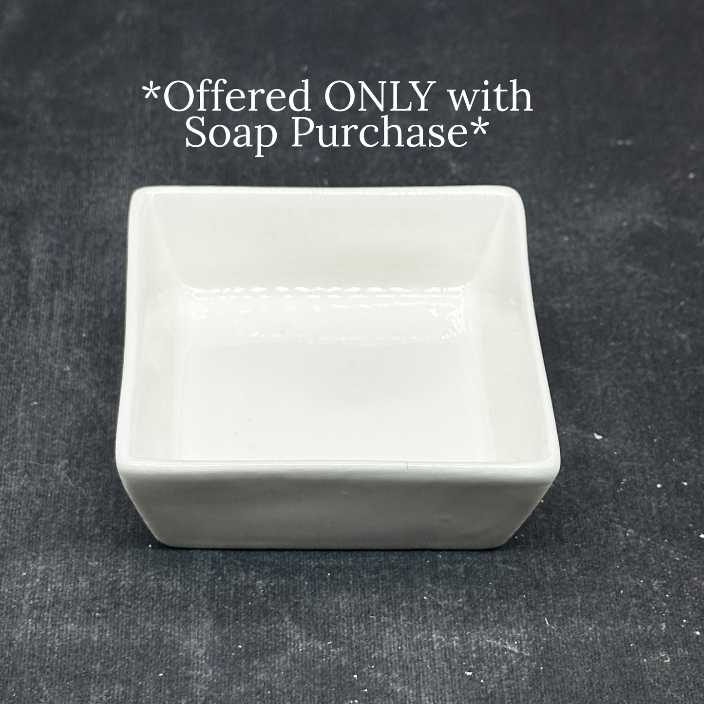 Extras! 3.5" Porcelain Soap DISH *with Soap Purchase Only