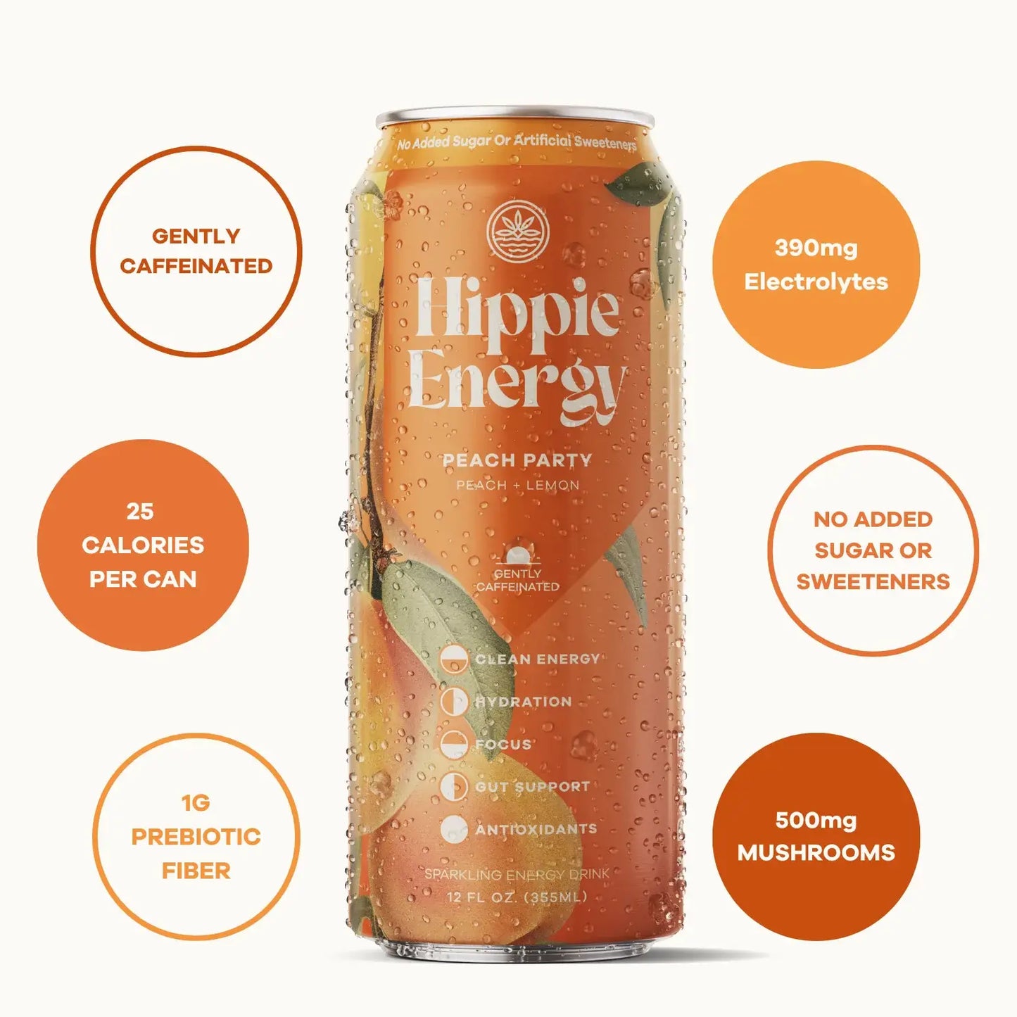 Peach Party Hippie Energy