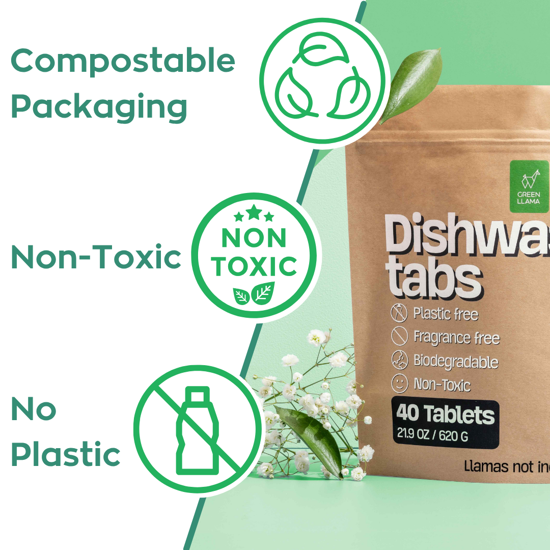 Unscented, PVA Free Dish Washer Tabs