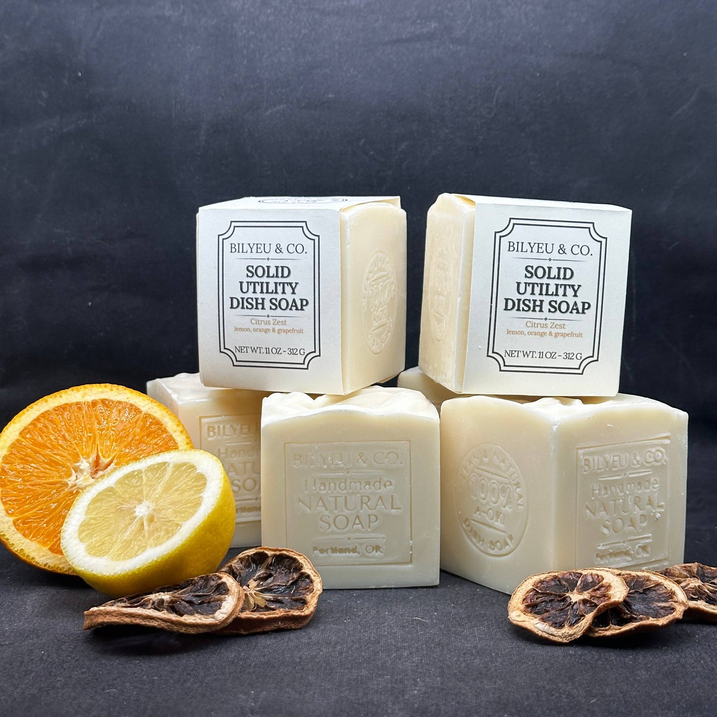 11oz. Lemony CITRUS ZEST Solid Utility Dish Soap