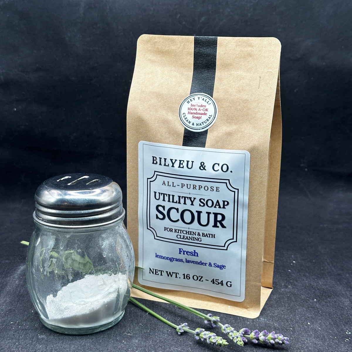 All-Purpose Soap Scour: Natural Kitchen Cleaner : Fresh Lmg/Lav/Sage