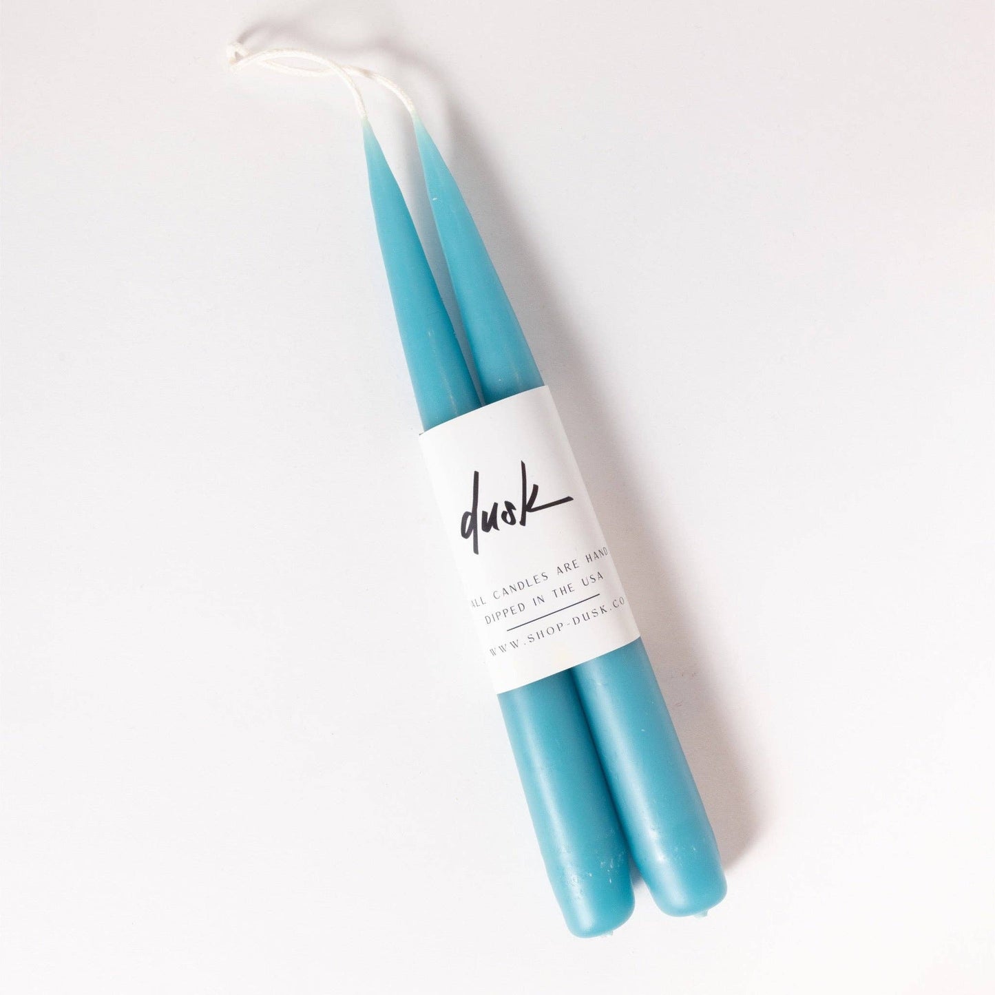 9” Candle Stick Set: Turquoise
