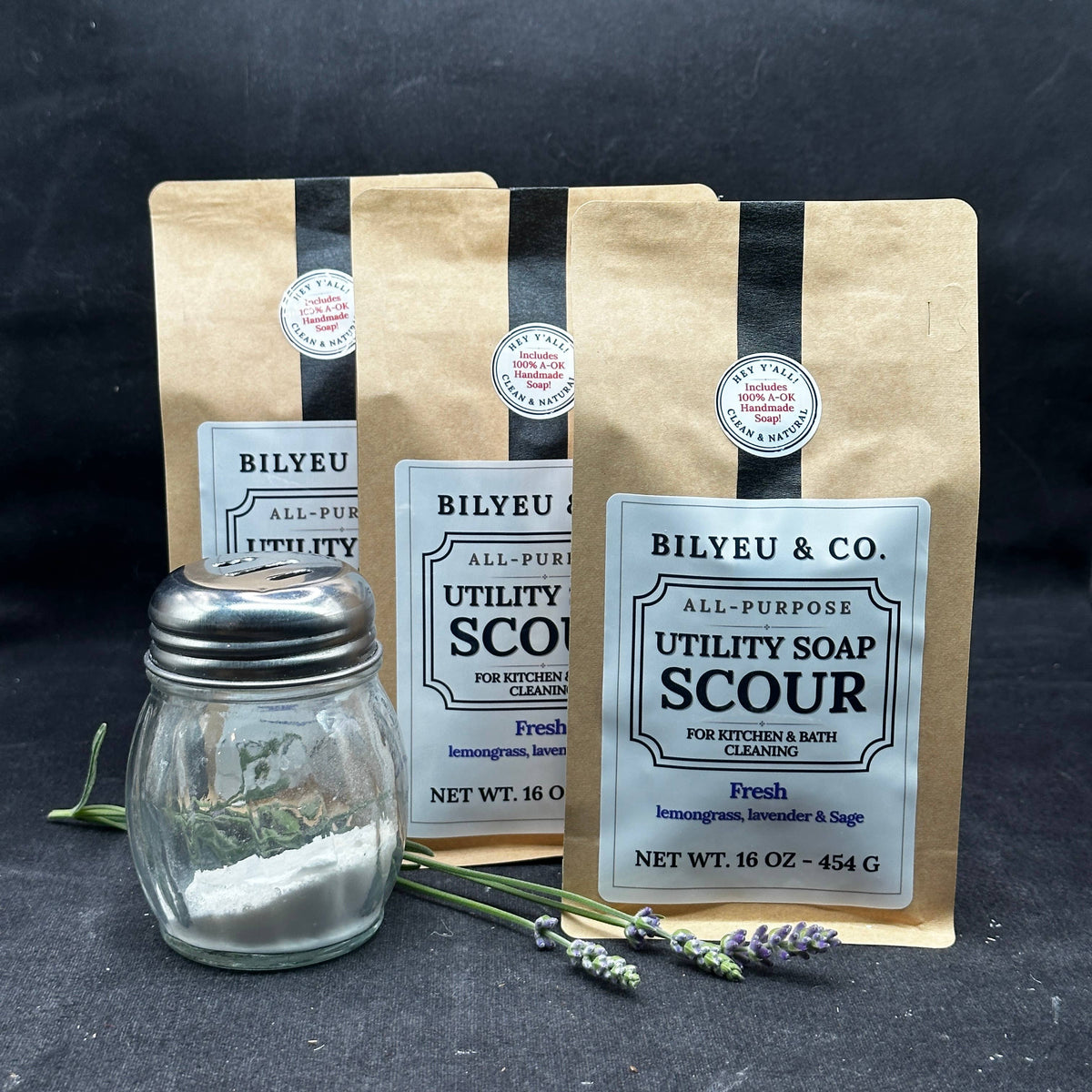 All-Purpose Soap Scour: Natural Kitchen Cleaner : Fresh Lmg/Lav/Sage