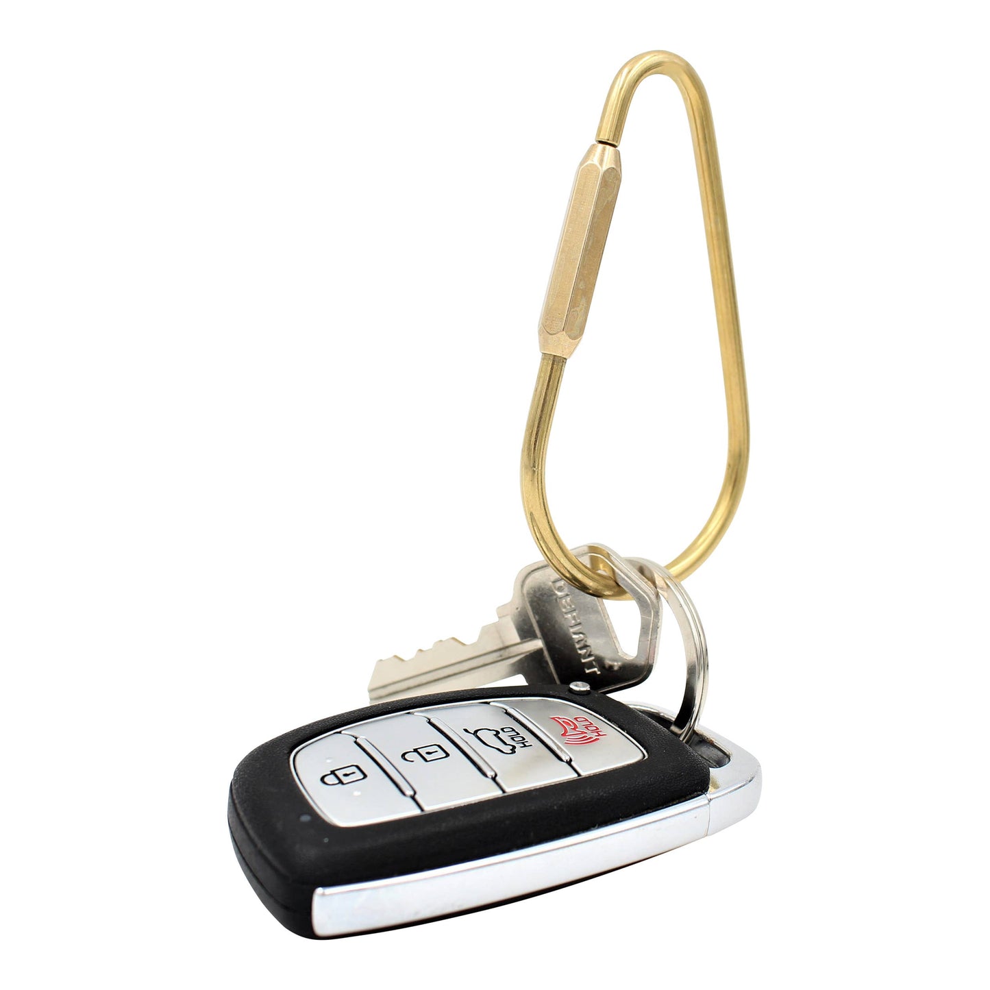 Brass Keyring -Key Fob/Keychain With Screw Closure: Small O ring
