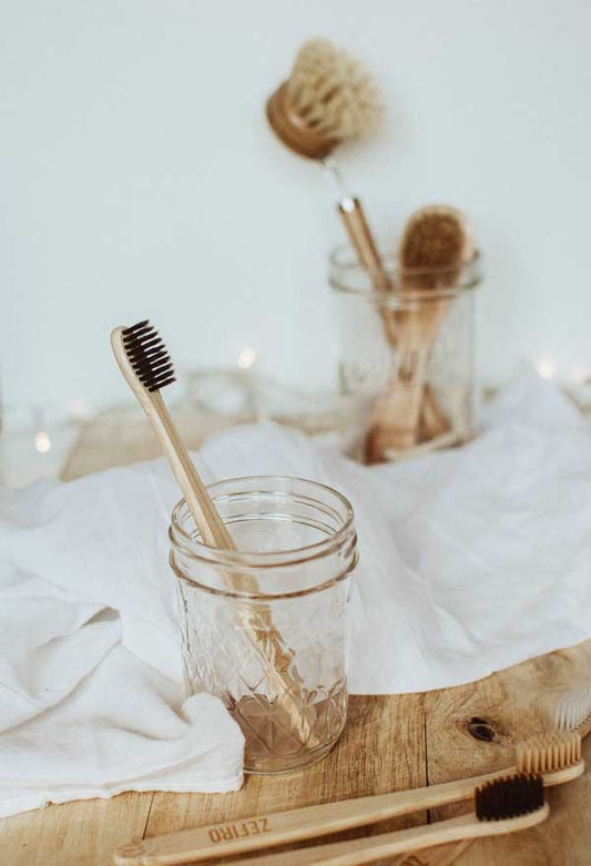 Bamboo Adult Toothbrush - Charcoal