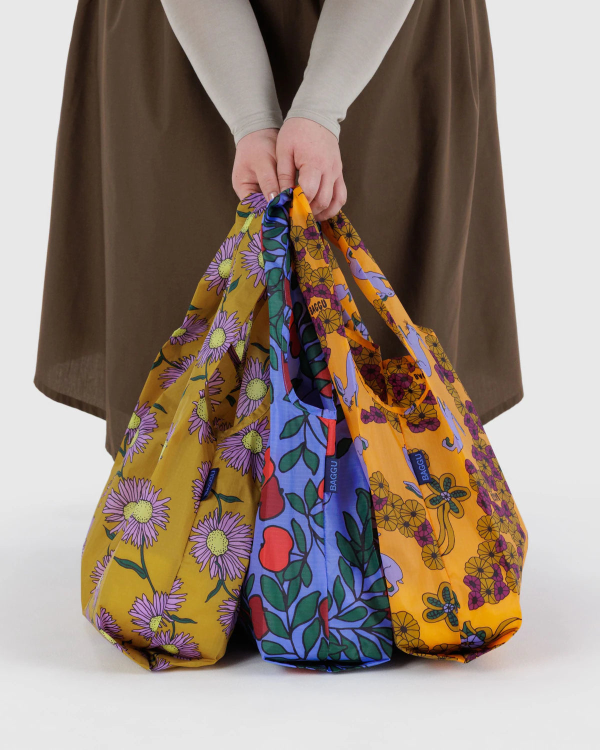 Standard Baggu Set of 3 - Night Orchard