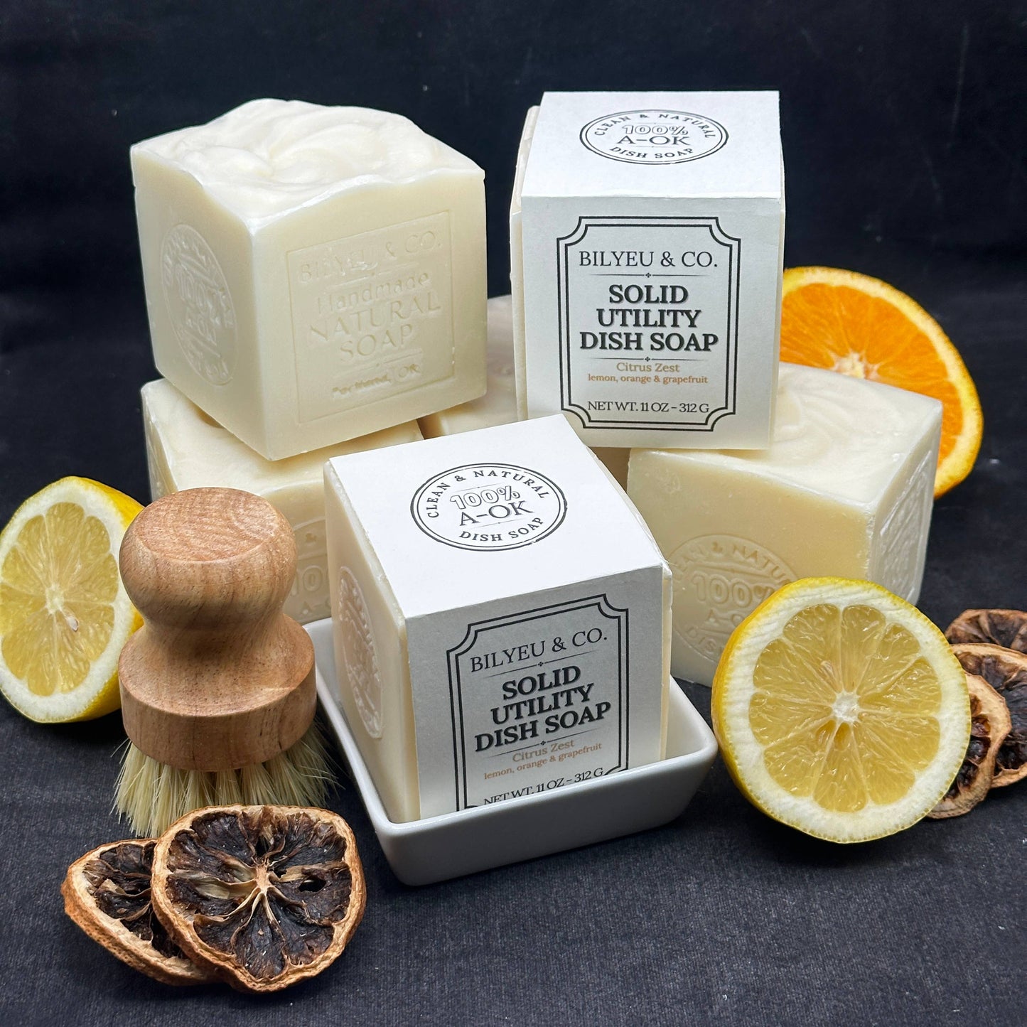 11oz. Lemony CITRUS ZEST Solid Utility Dish Soap