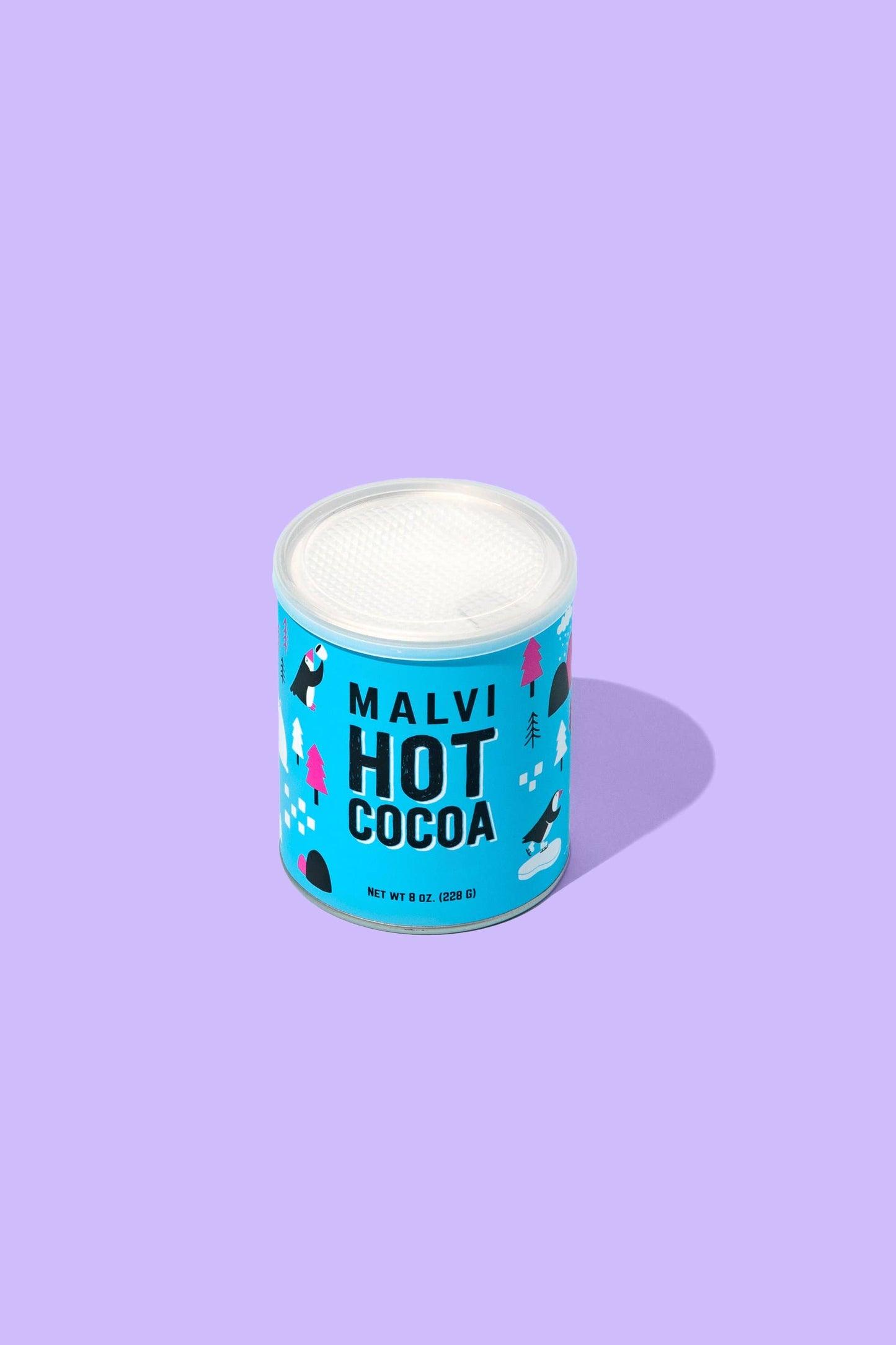 Malvi Small Batch Hot Cocoa - Case of 12 x 8 oz. Tins