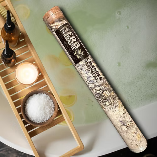 LAVENDER OATMEAL BATH SALTS - Herb Therapie