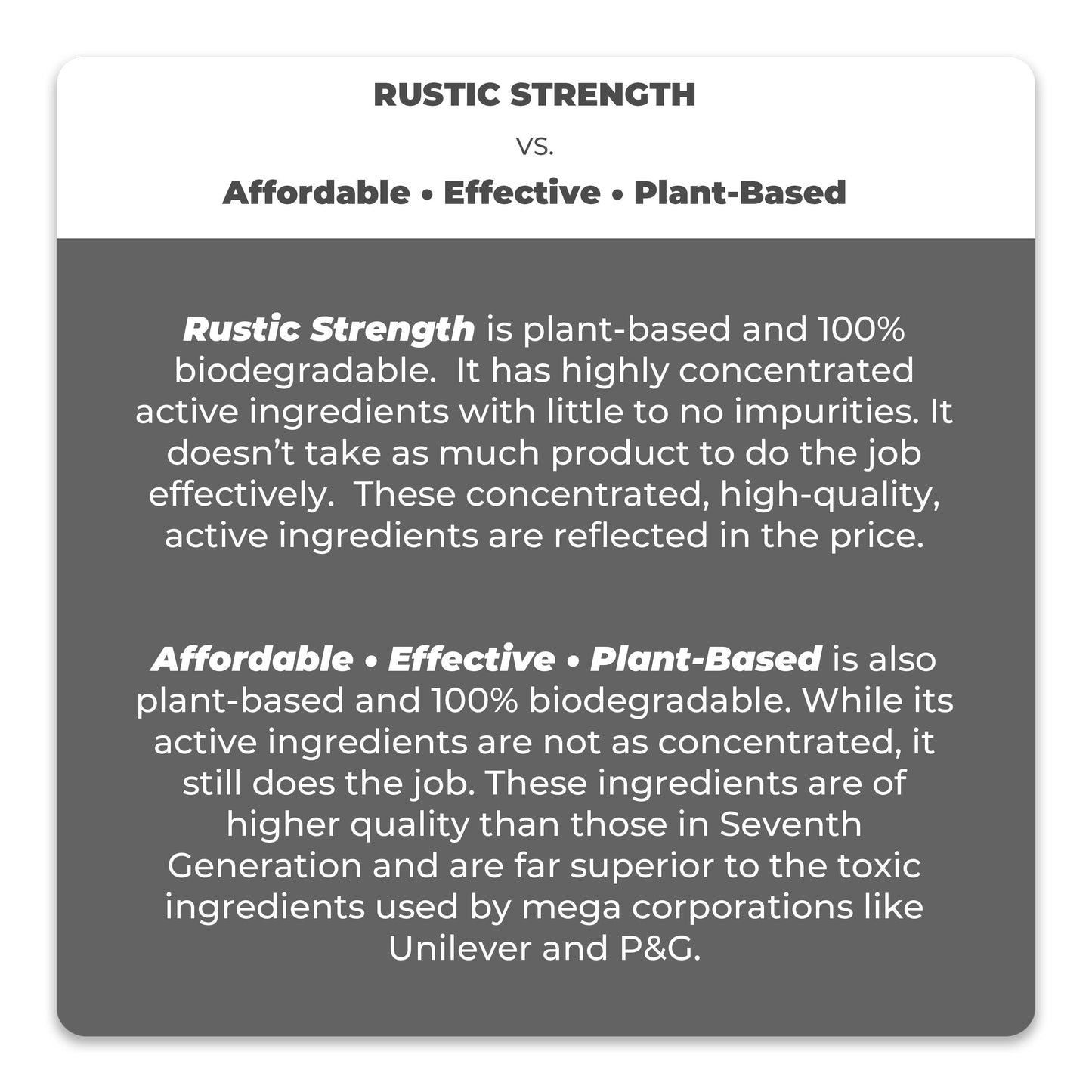 Rustic Strength - Laundry Detergent