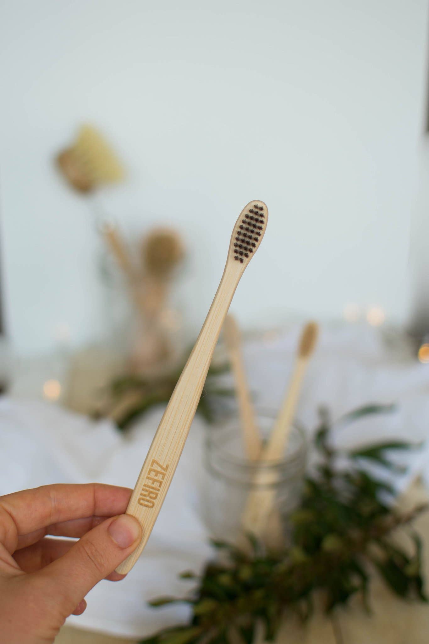 Bamboo Adult Toothbrush - Charcoal