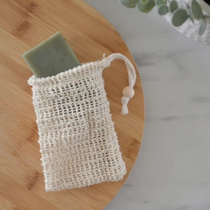 Biodegradable Natural Sisal Soap Saver Pouch | Eco Friendly