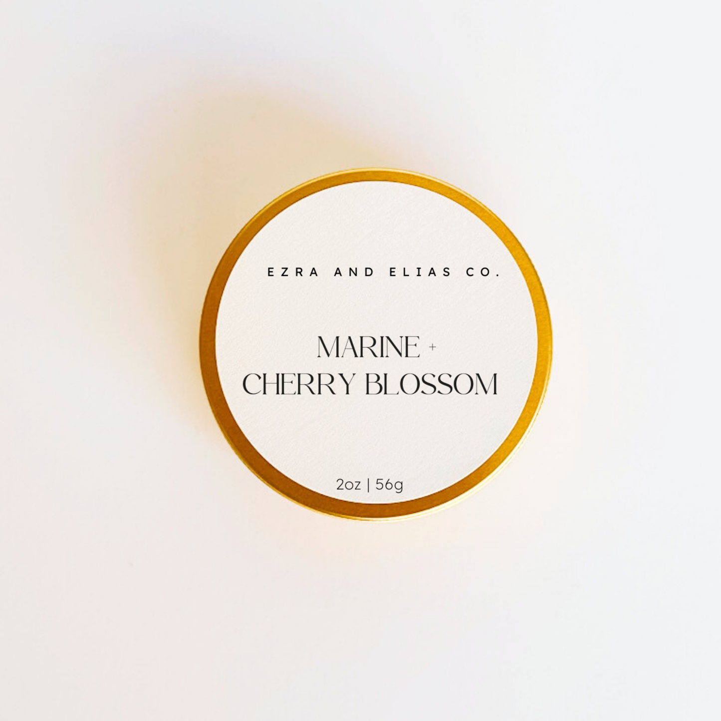 Mini Gold Tin Soy Candles - 2 oz: Citrus Agave