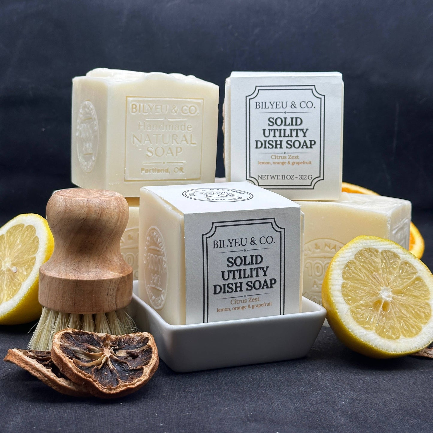 11oz. Lemony CITRUS ZEST Solid Utility Dish Soap