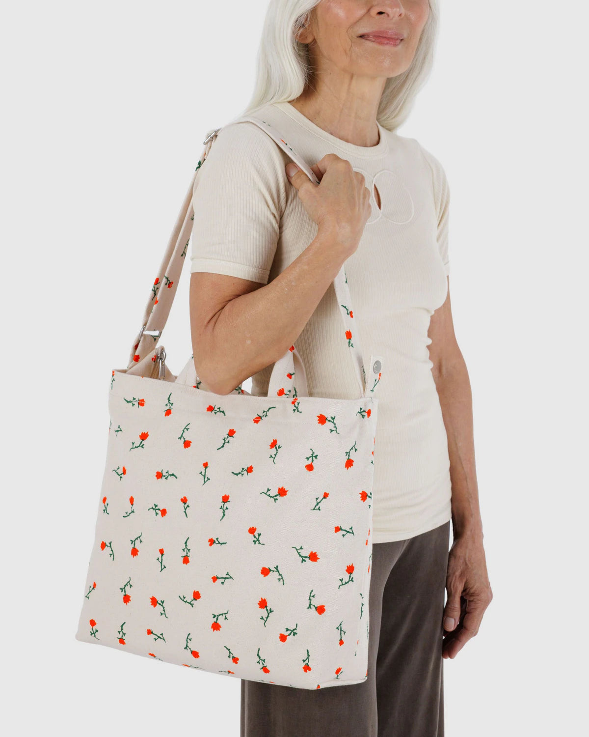 Baggu Horizontal Zip Duck Bag - Wildflower