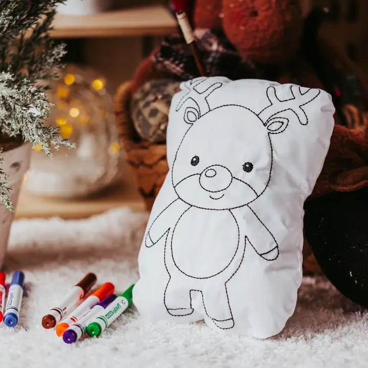 Reindeer Doodle Coloring Activity Kit