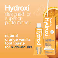 Davids kids + adults nano-hydroxyapatite premium toothpaste  /  orange vanilla: Single