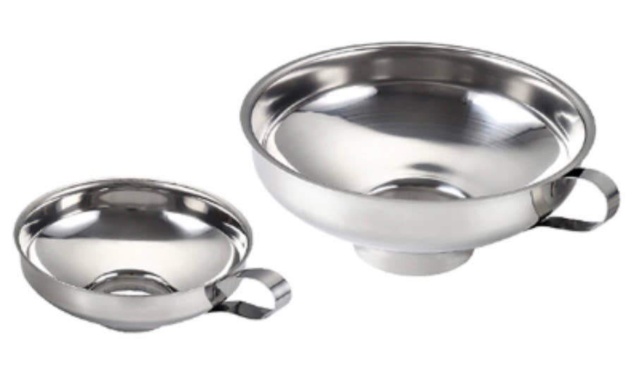 Stainless Steel Funnel: Large