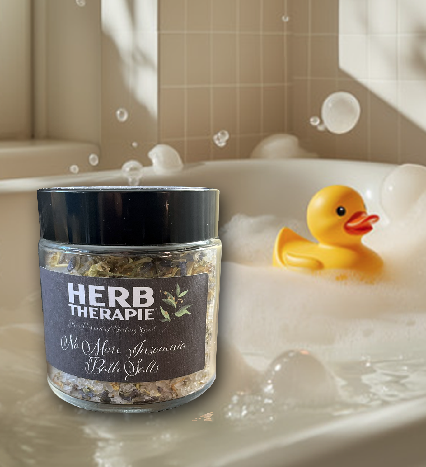 NO MORE INSOMNIA BATH SALTS - Herb Therapie